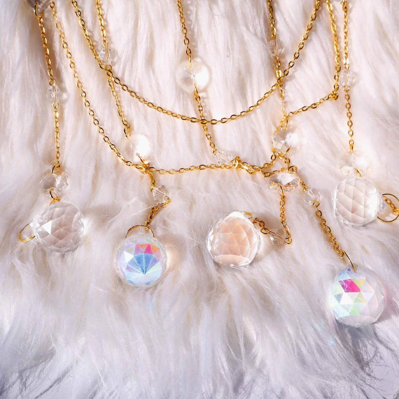 Crystal Moon Suncatcher