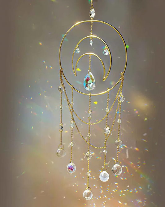 Crystal Moon Suncatcher