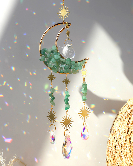 Green Amethyst Sun Catcher